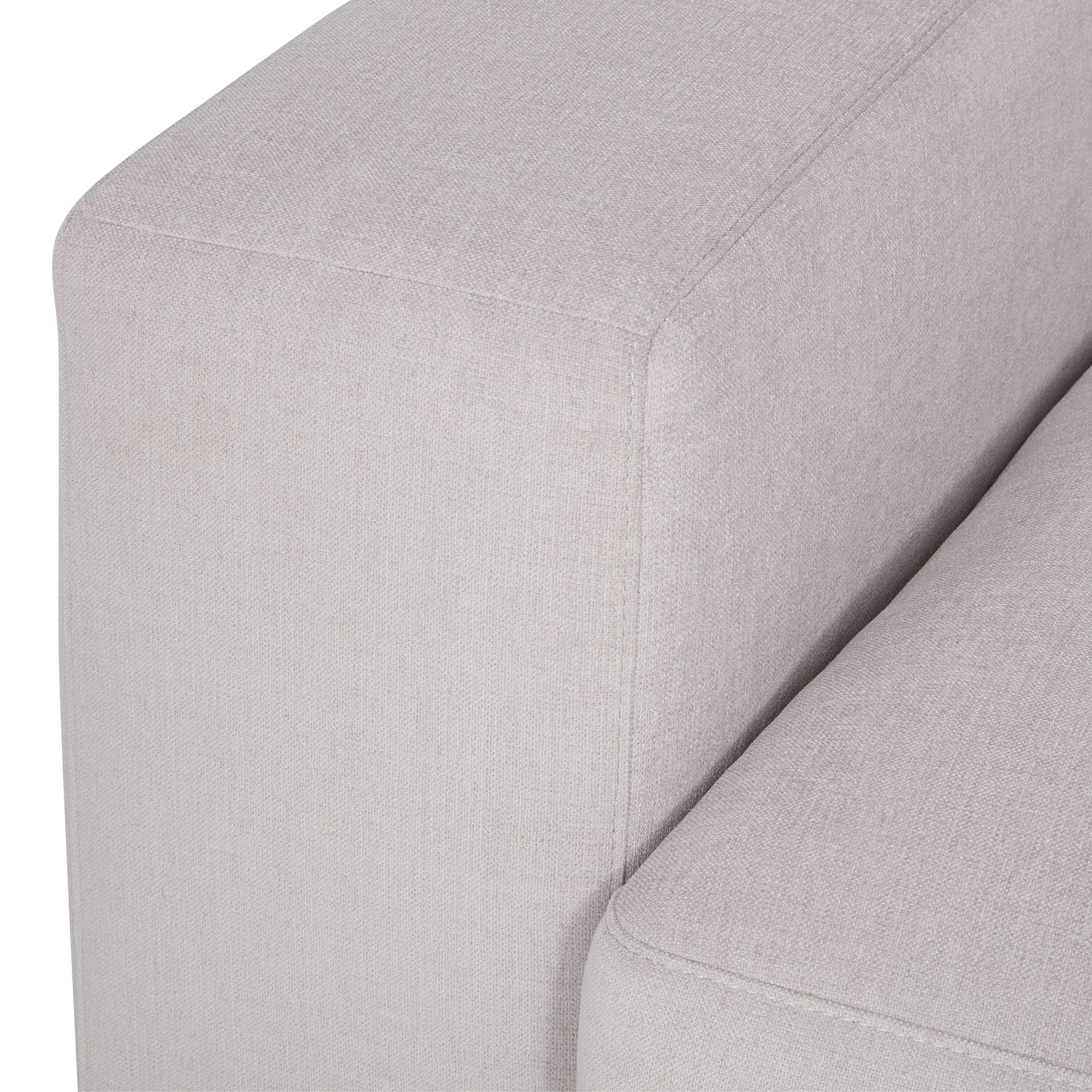 HARRISON 4.5er-Sofa - Hellgrau / B: 350.0 cm x T: 107.0 cm x H: 85.0 cm