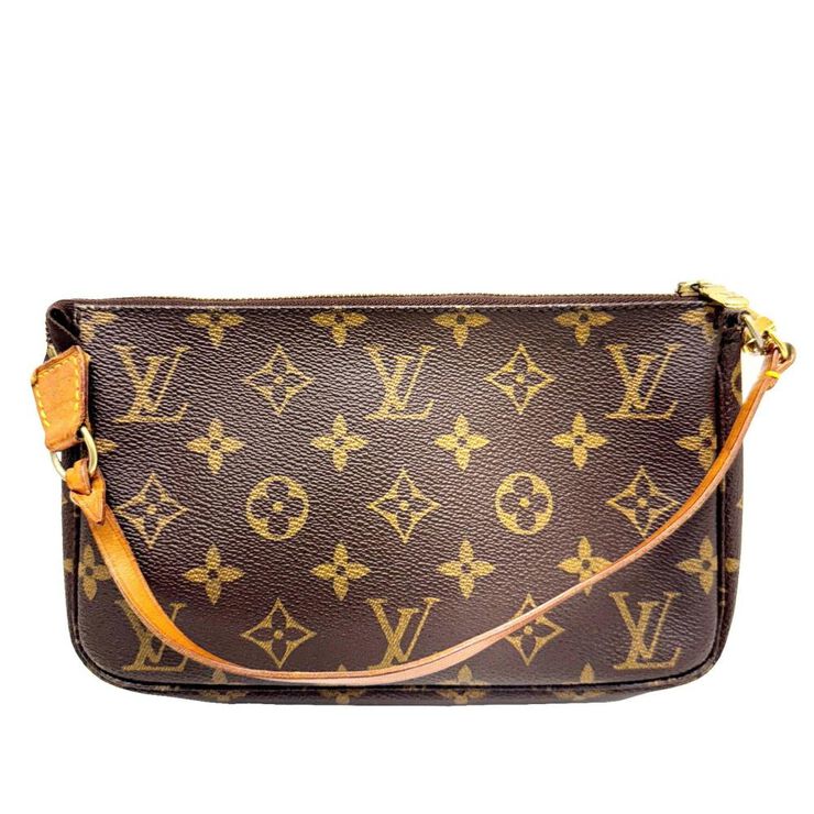 Louis Vuitton Vintage Louis Vuitton Pochette Accessoires Brown