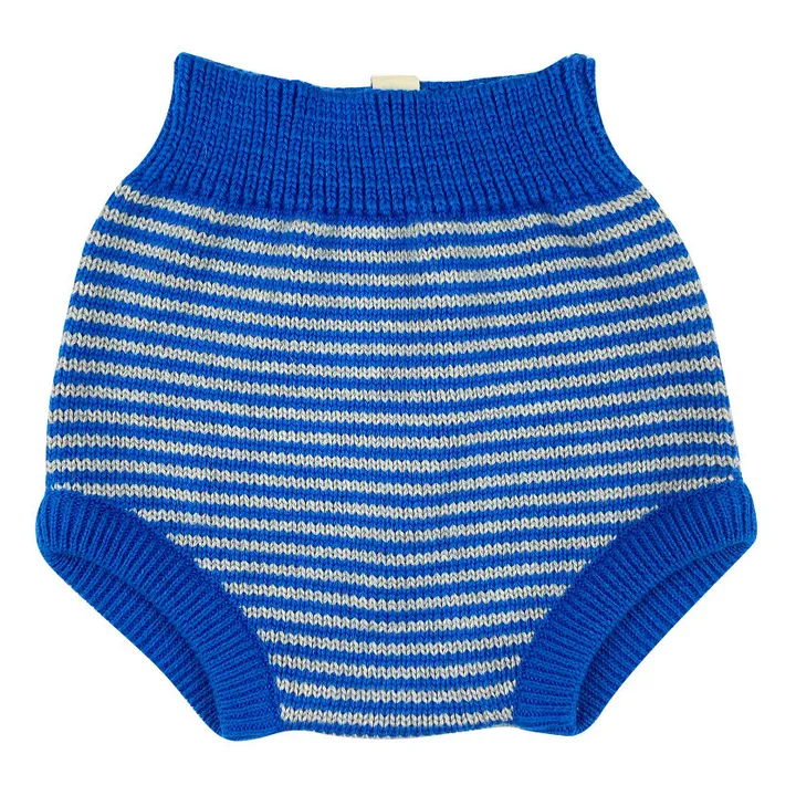 Bayiri Bloomer Maille Coton Bio Rayé Snail | Bleu