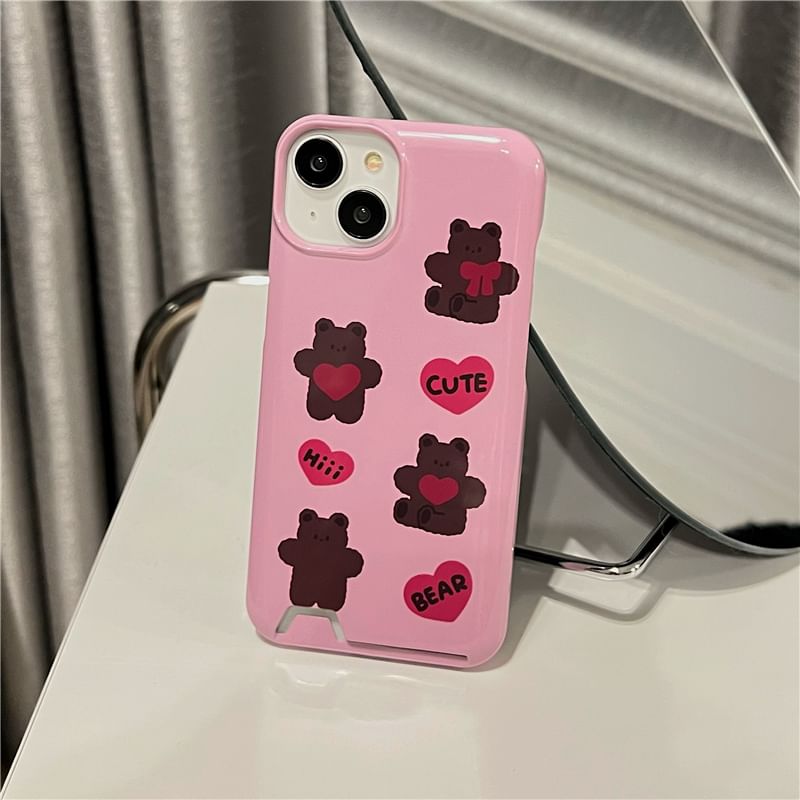 TOLC - Berenhart telefoonhoesje - iPhone 15 Pro Max / 15 Pro / 15 Plus / 15 / 14 Pro Max / 14 Pro / 14 Plus / 14 / 13 Pro Max / 13 Pro / 13 / 13 mini