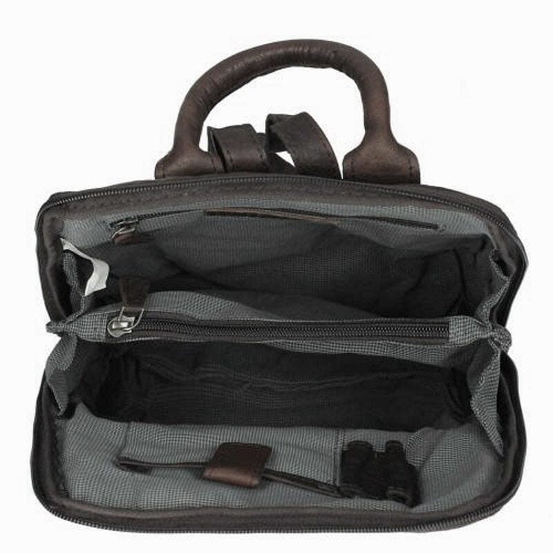 Spikes & Sparrow Bronco Texas Backpack Dark Brown