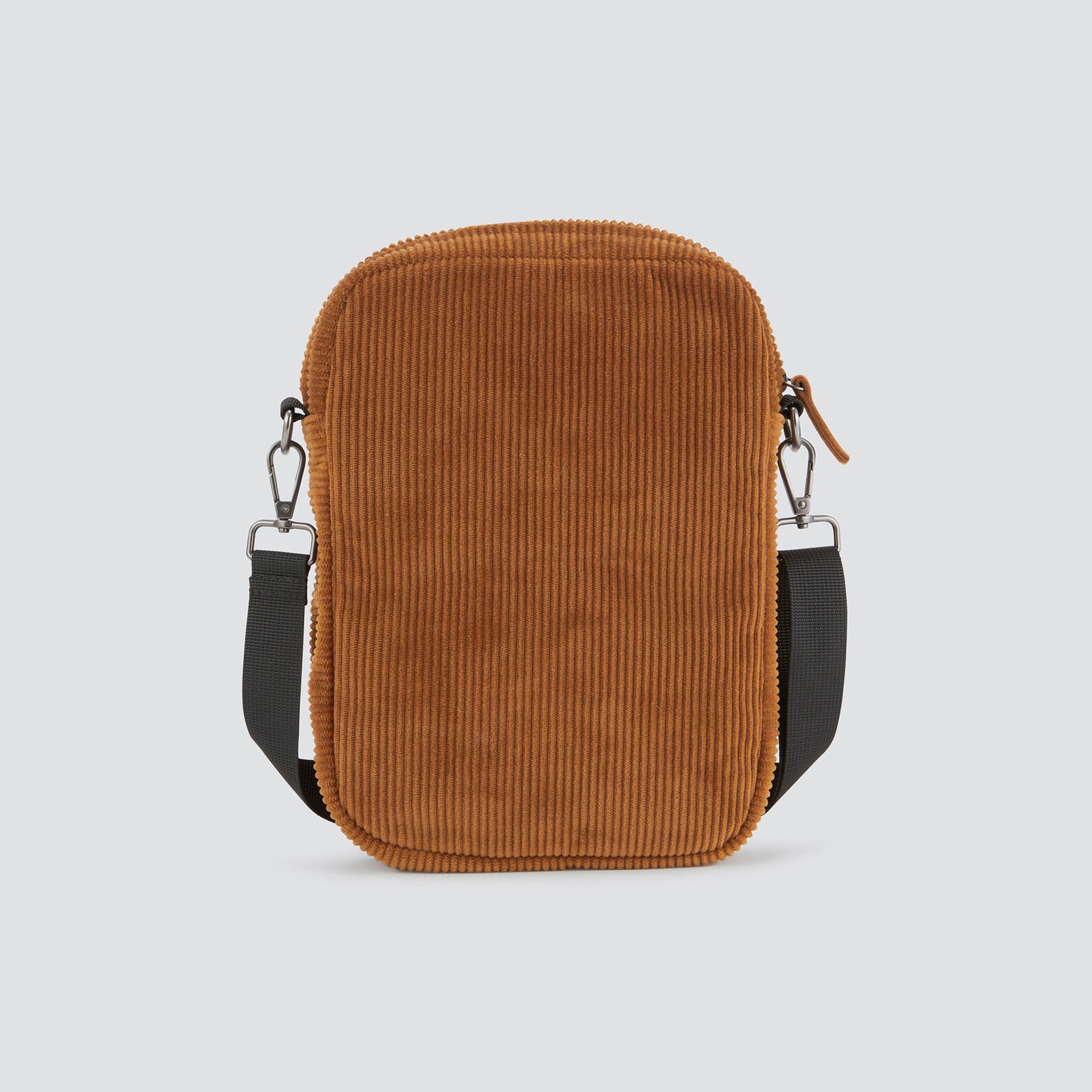 Sacoche bandoulière en velours Camel