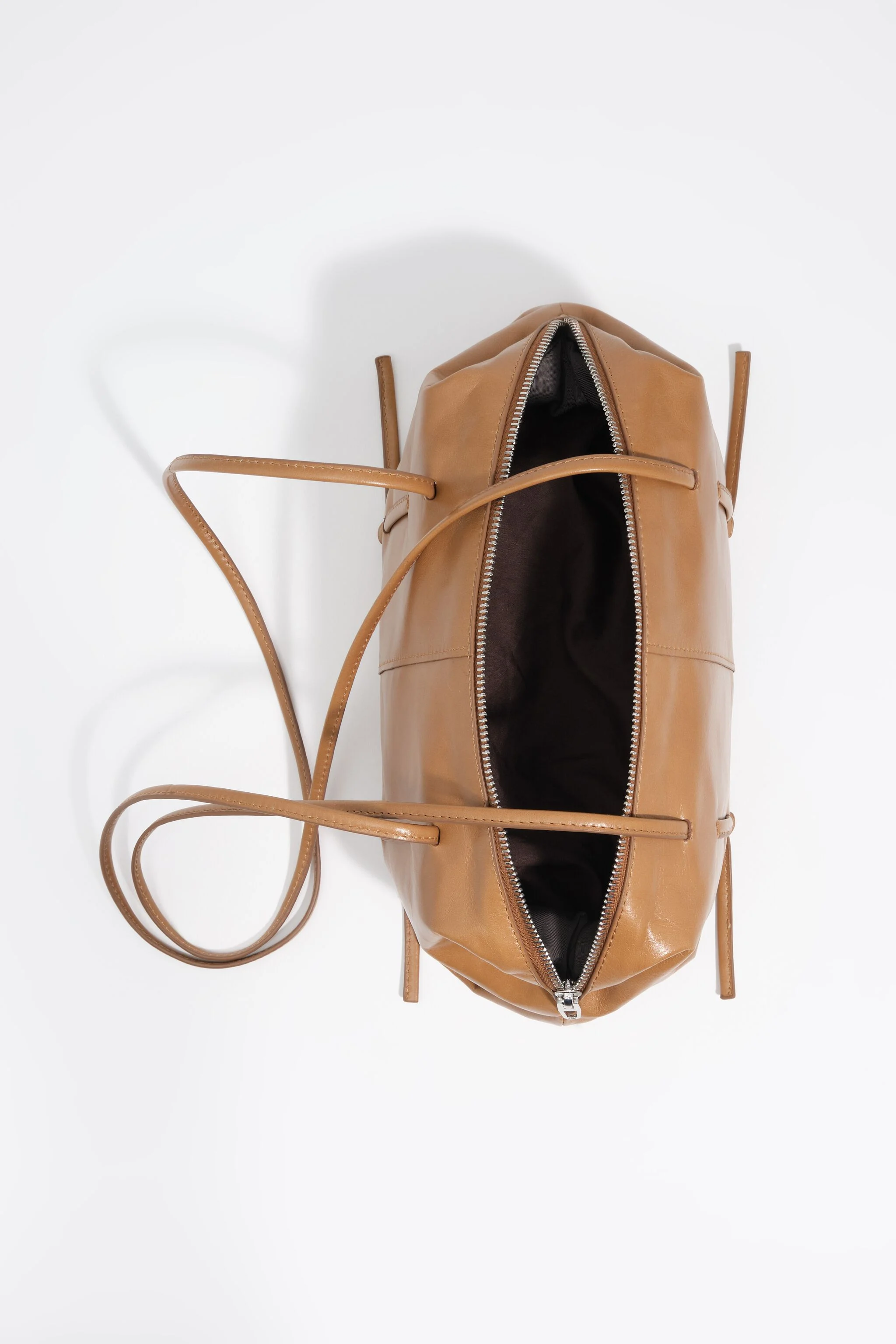 Bolsa Lolita de couro cor mel