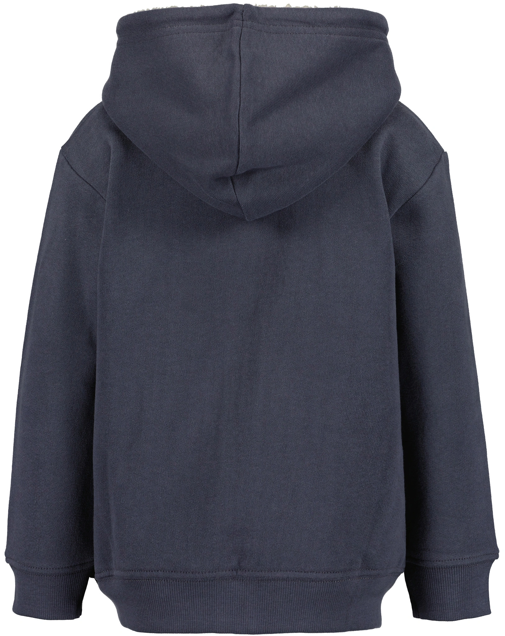 Kapuzensweatjacke TRAVEL mit Teddyfutter in dunkel