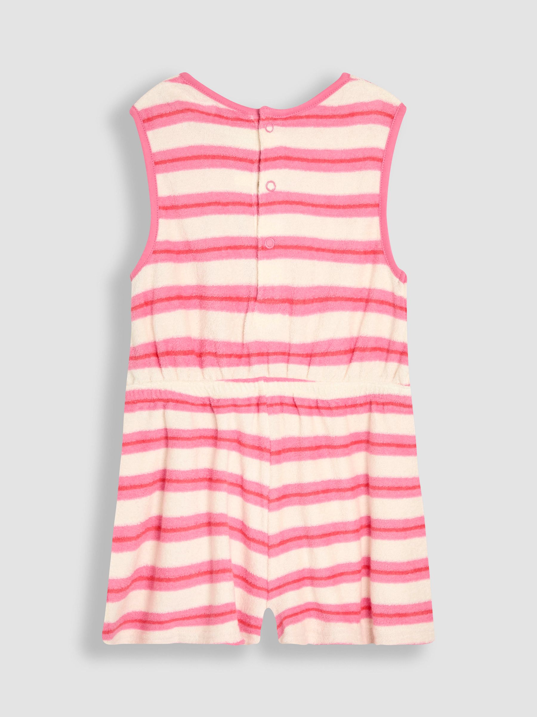JoJo Maman Bébé Towelling Sunsuit & Scrunchie