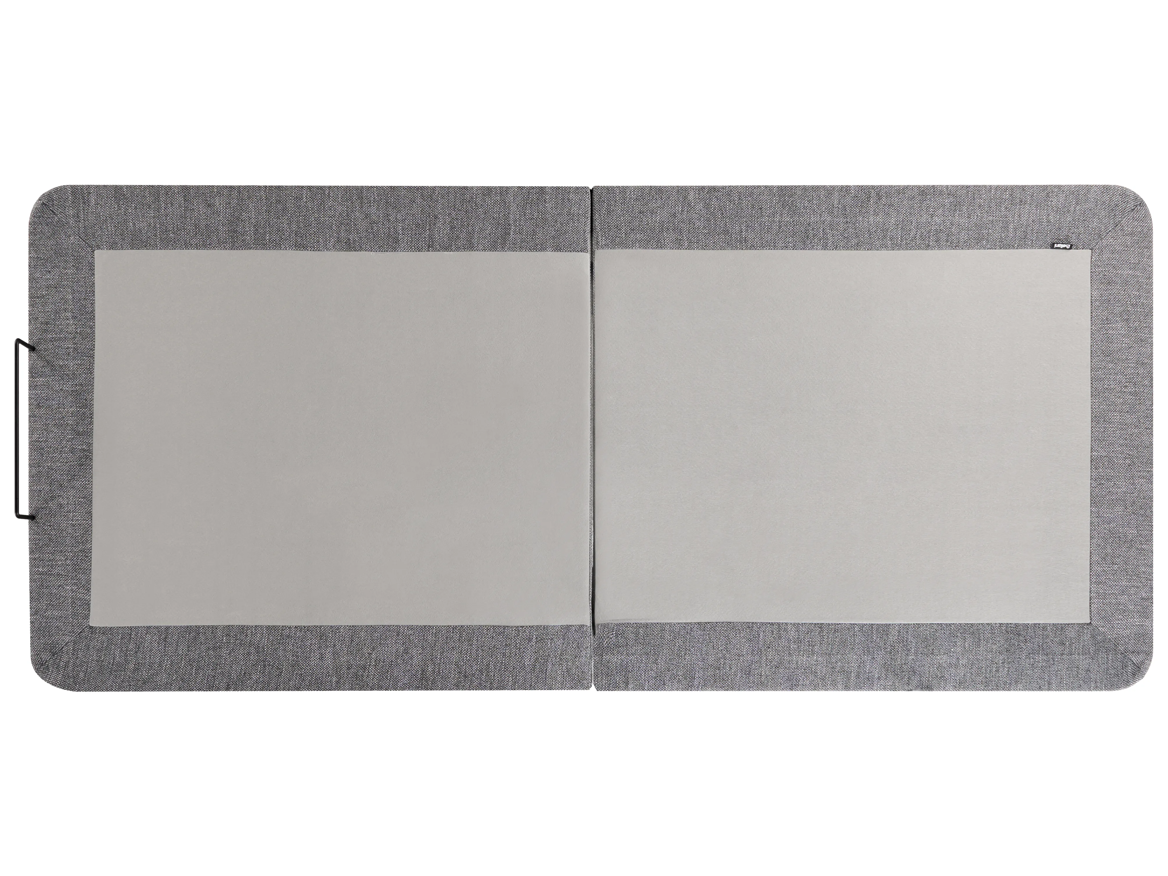 Elektrisch verstelbaar bedframe BRUNOY 90 x 200 cm Grijs