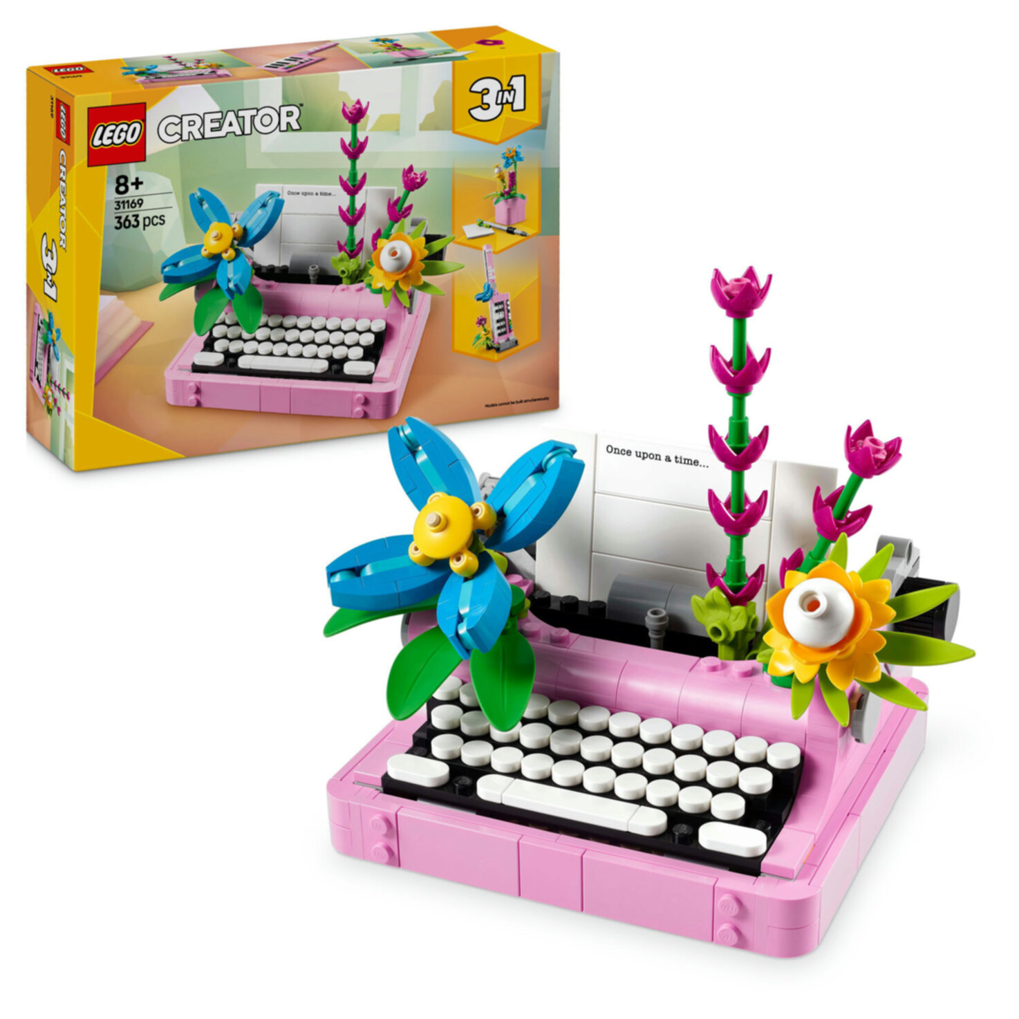 LEGO® Creator 31169 3in1 Schreibmaschine mit Blumen ab 8 Jahren