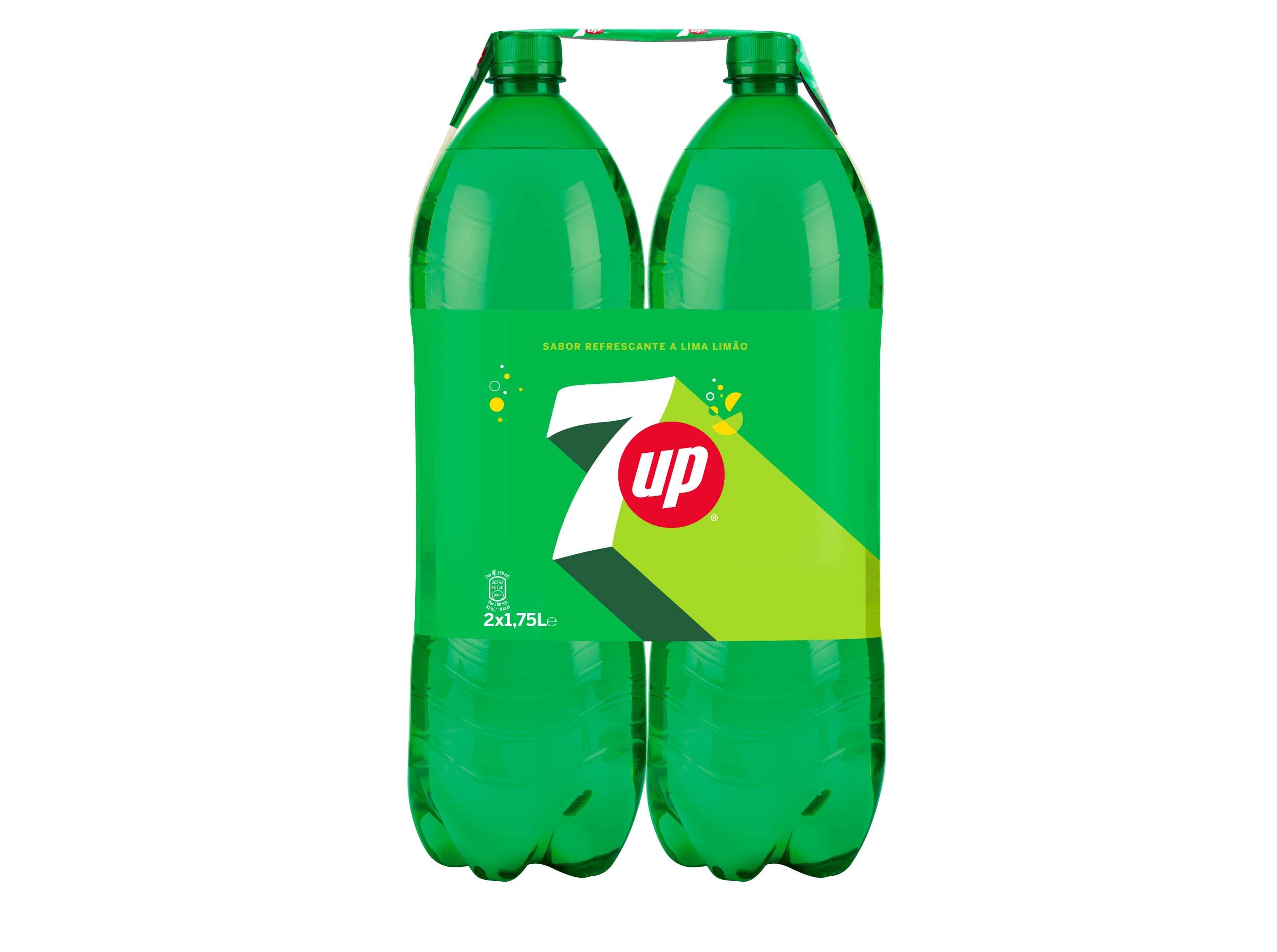 REFRIGERANTE 7UP COM GÁS REGULAR LIMA E LIMÃO 2X1.75L