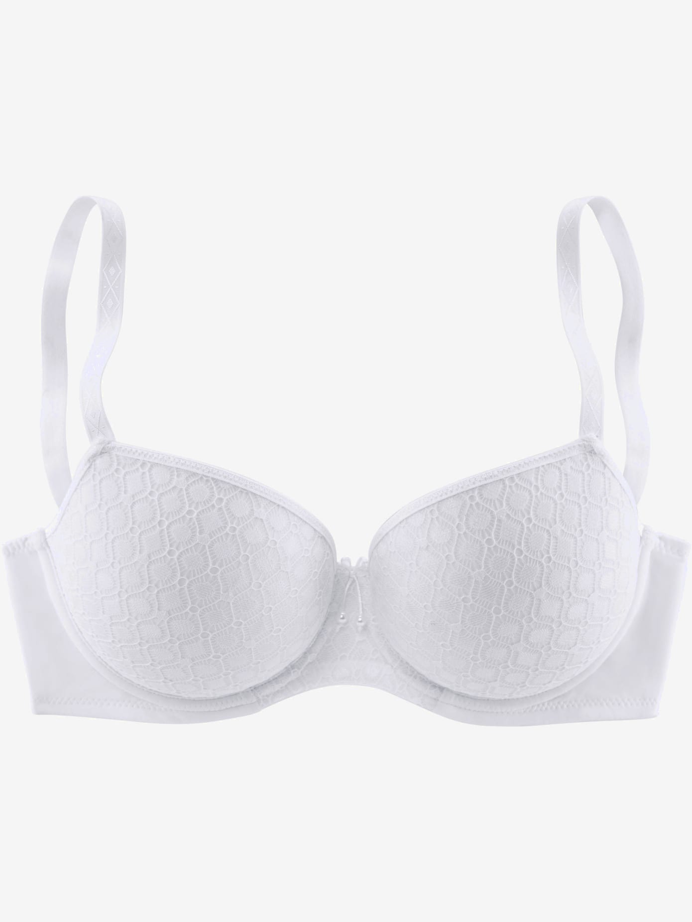 Soutien-gorge à coques avec dentelle lisse