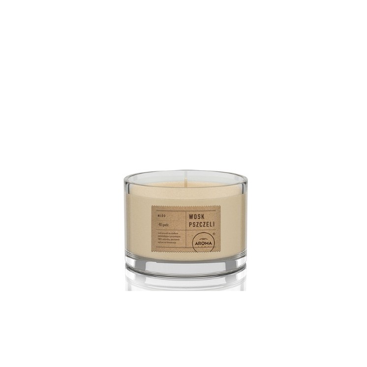 Aroma Home Bijenwas Geurkaars Honing 115 gr(12-01-2026)