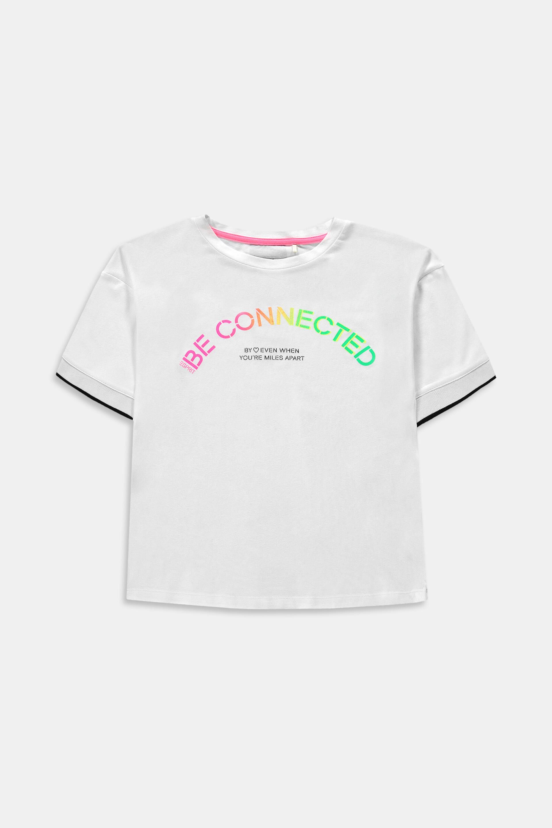 T-shirt en à imprimé positif