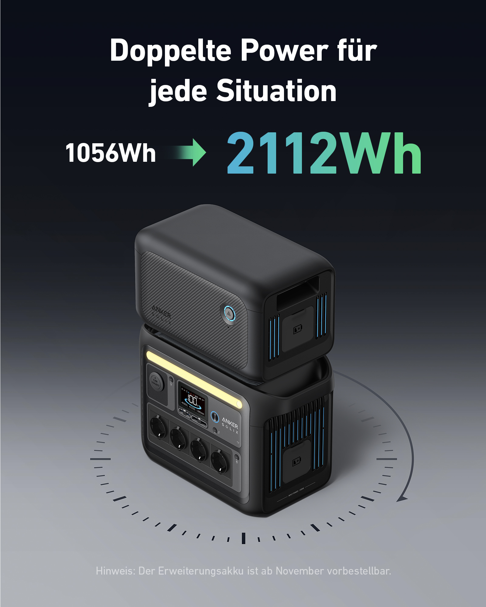 Anker BP1000 uitbreidingsaccu