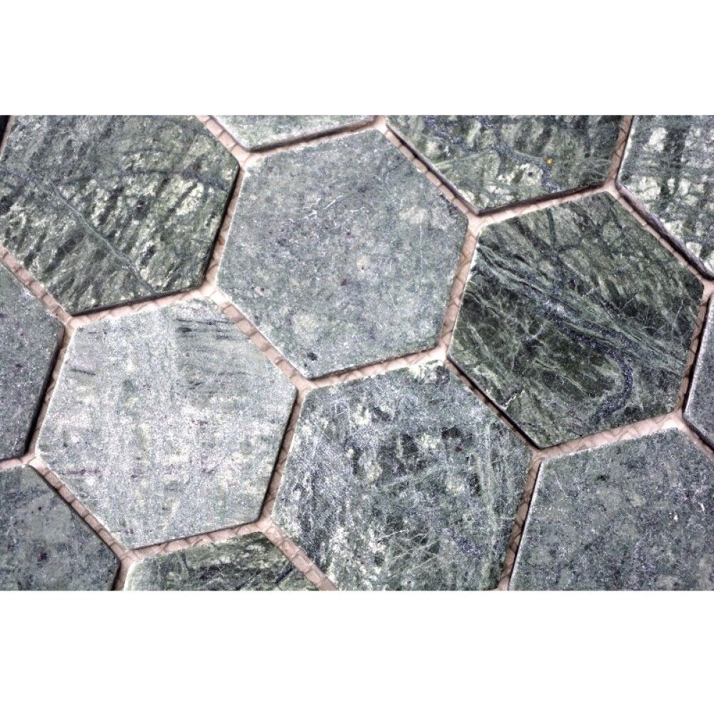MOSAIKK HEXAGON MARBLE GREEN MOS HXN407