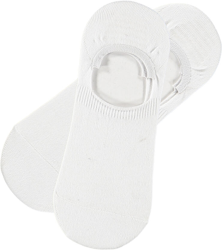 Topeco Topeco no-show cotton White 001