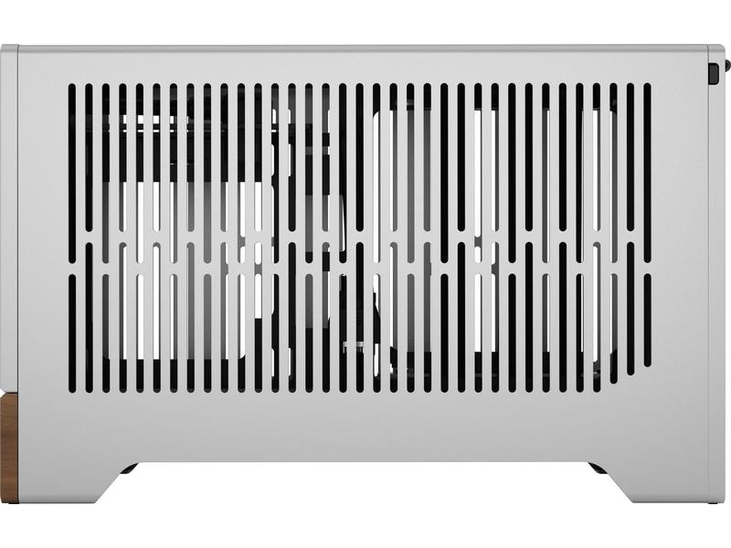Fractal Design PC-Gehäuse Terra Silver Kompaktes Mini-ITX Gehäuse mit stilvoller, moderner Optik