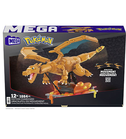 MEGA Pokémon - Bewegungsglurak - 1664 Teile