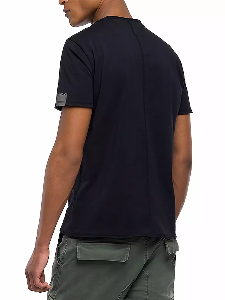 REPLAY T-Shirt  schwarz