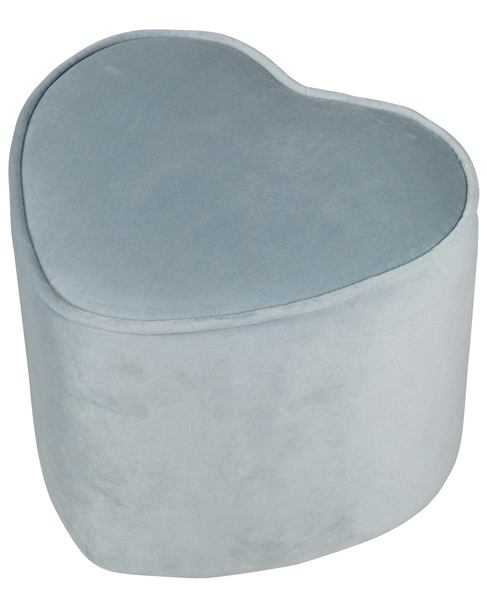 Kinderhocker Herzform LIL SOFA (Farbe: sky)
