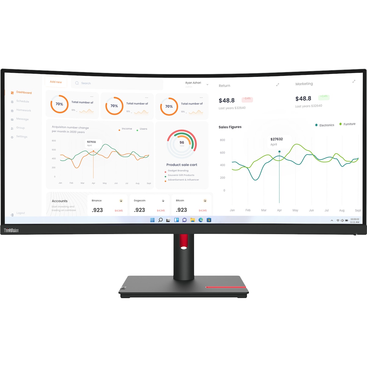 Lenovo ThinkVision T34w-30 34