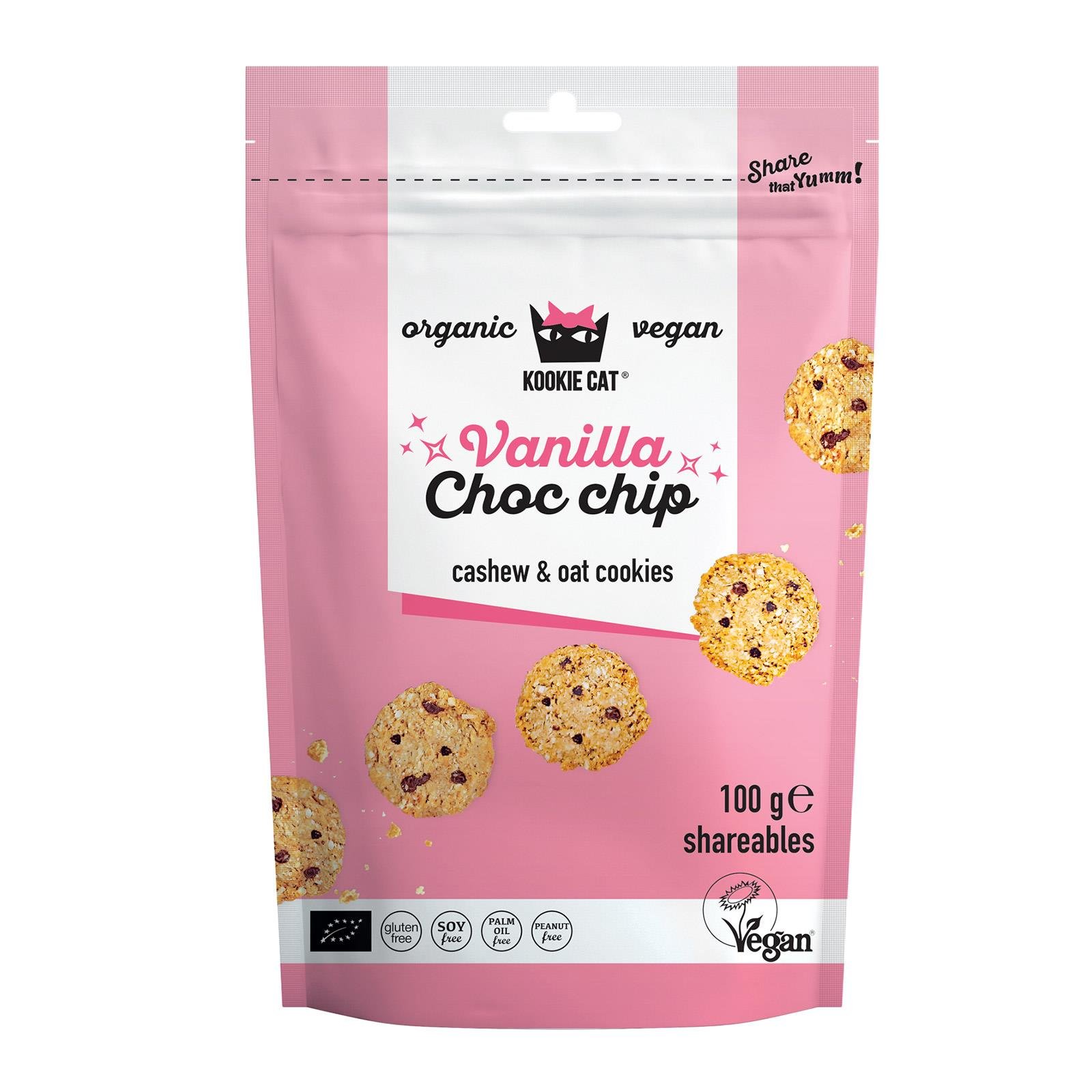 Kookie Cat Mini Cookies Vanille - Schoko Keks
