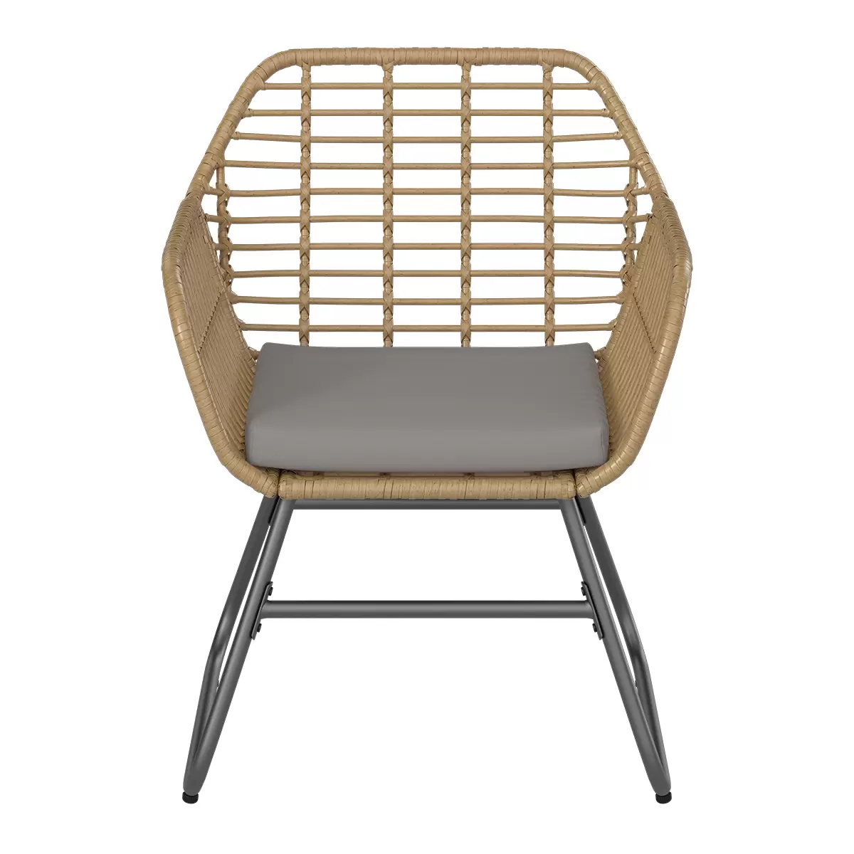 Beldano Loungegarnitur Bali 4-teilig anthrazit,grau,natur
