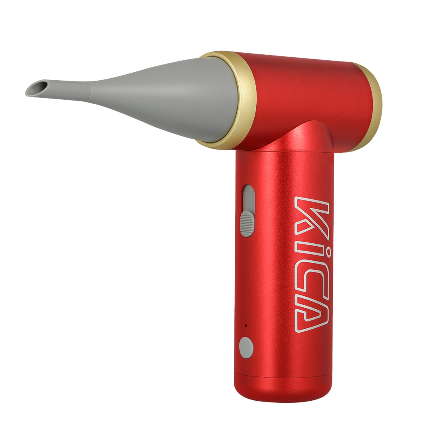1100mAh 2in1 Jet Fan 2 Elektrische Luftpumpe USB Turbo Ventilator Multifunktionsgebläse Drehzahl bis zu 101000 U/min (4000719) - Rot