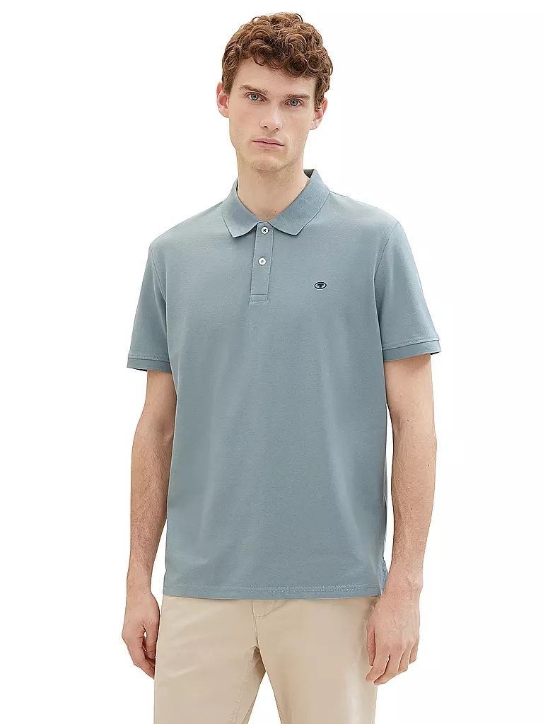 TOM TAILOR Poloshirt grau