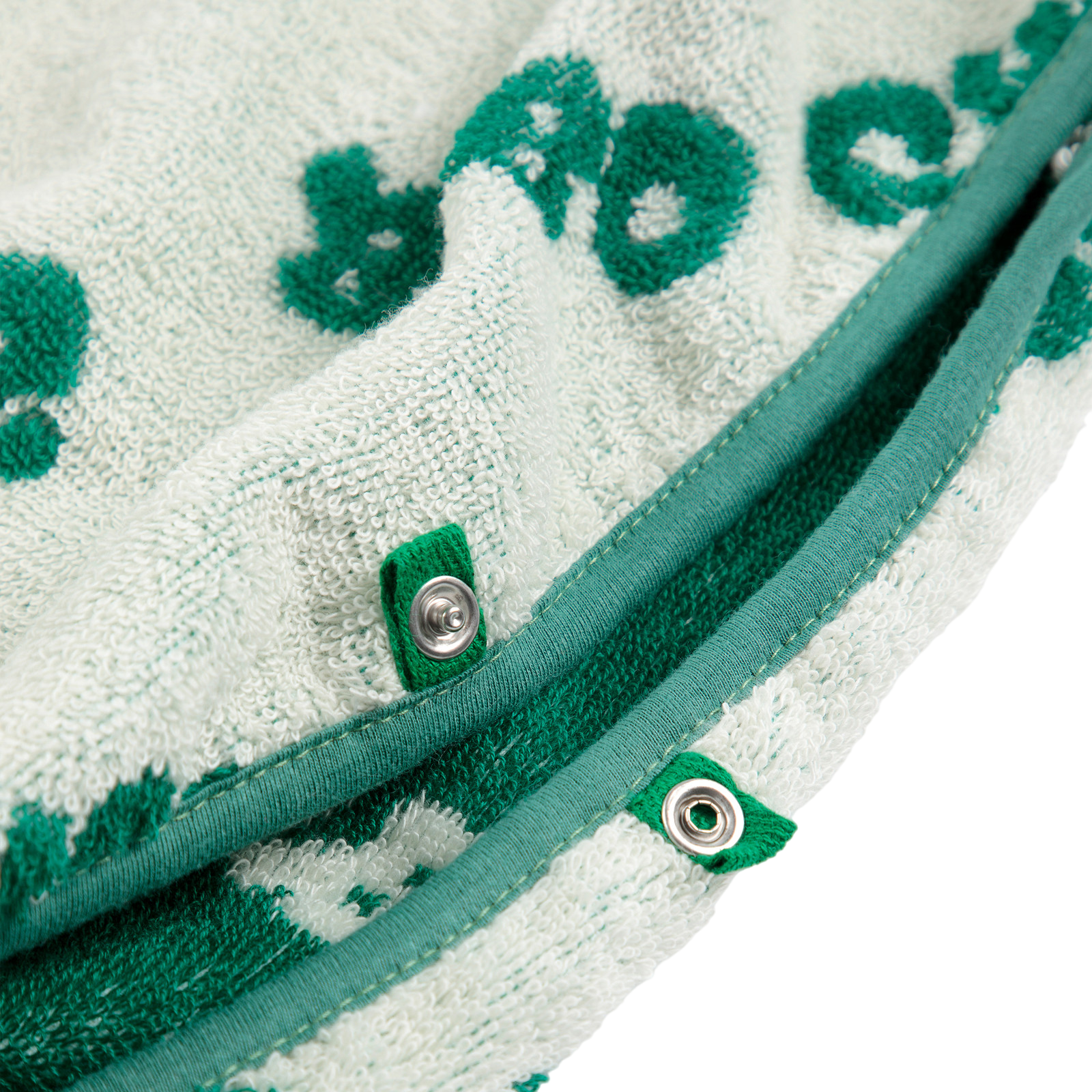Poncho Wavy Bobo Choses All Over Terry Towel Offwhite