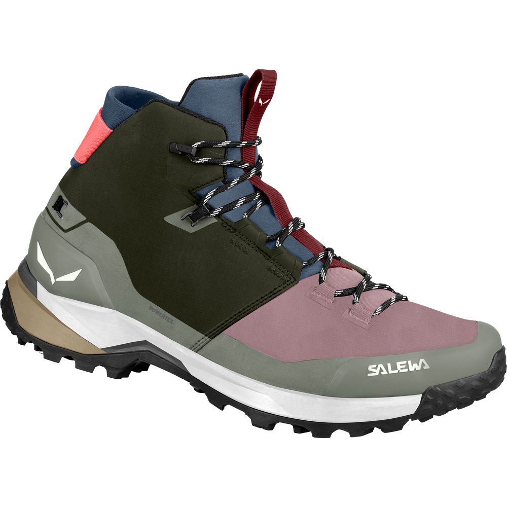 SALEWA Puez Powertex MID Wanderschuhe Damen dark olive