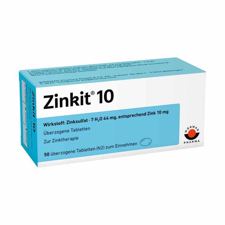 Zinkit 10 überzogene Tabletten, 100 St