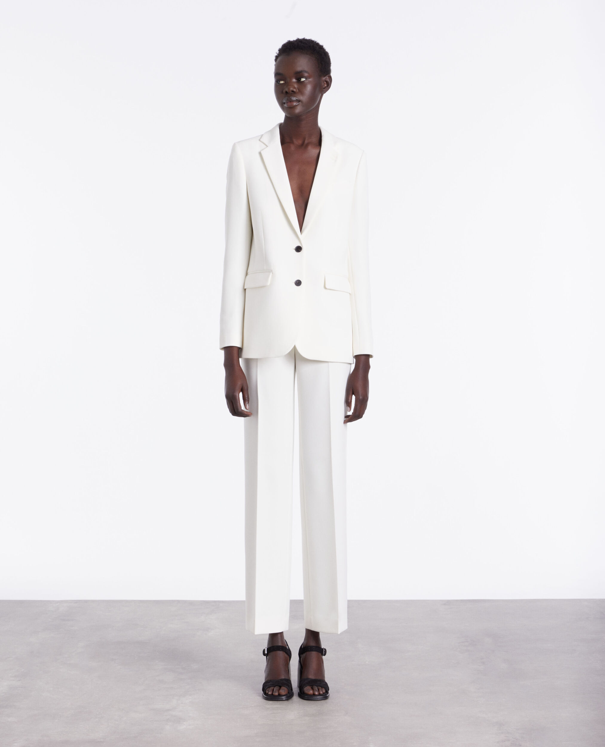 Veste de costume blanche