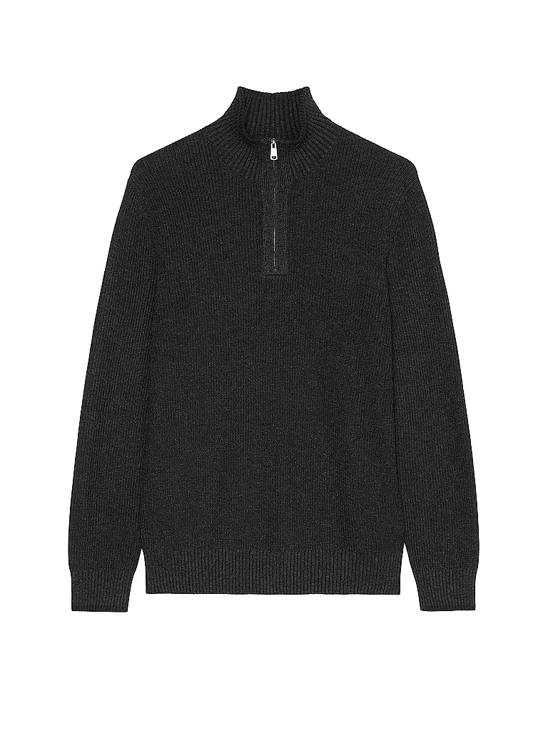 MARC O'POLO Troyer Pullover schwarz