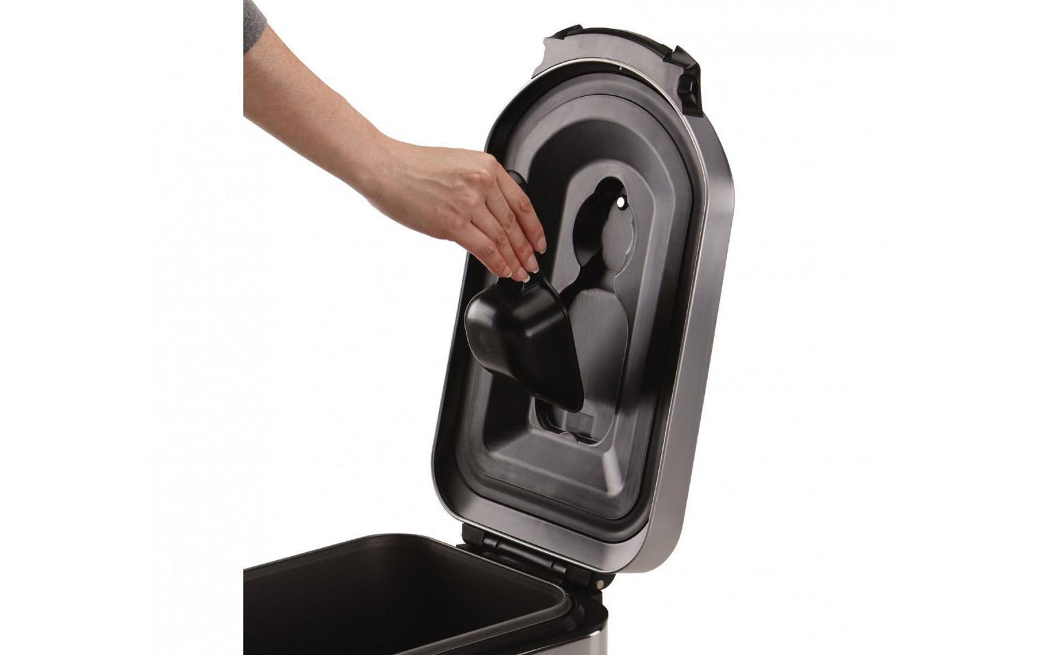 Tierfutterbehälter Large Edelstahl<br>Futternapf für Hunde, 30 l