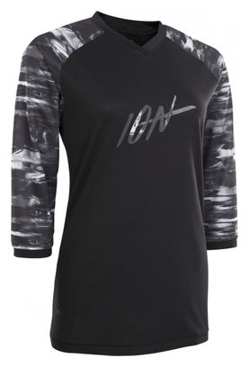 Maillot Manches 3/4 Femmes Ion Scrub AMP Noir