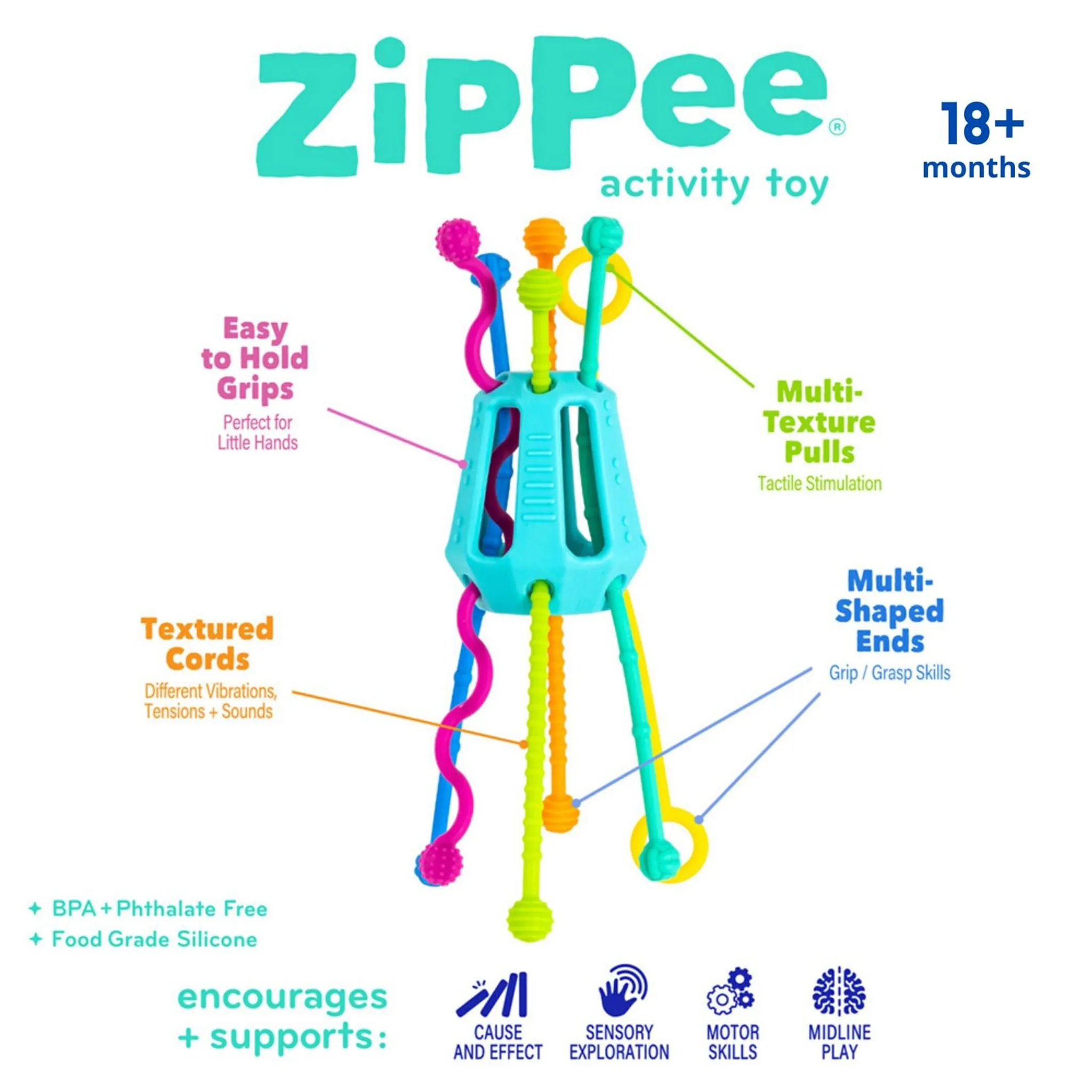 Mobi Mintee Zippee Jouet Motricité