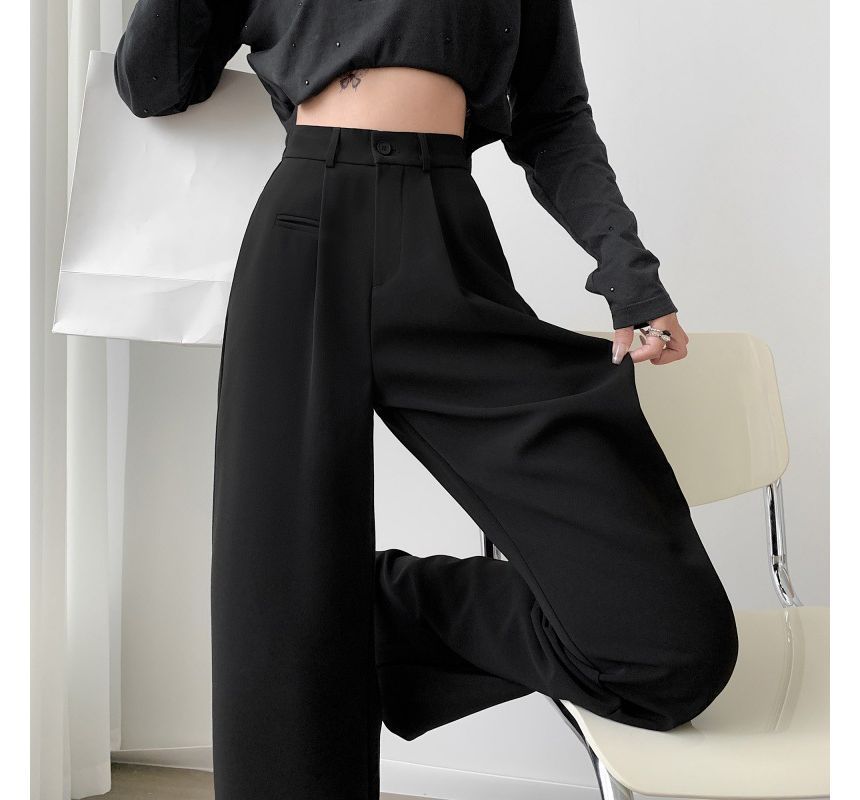 Luminato - High Rise Plain Wide Leg Dress Pants (verschillende ontwerpen)