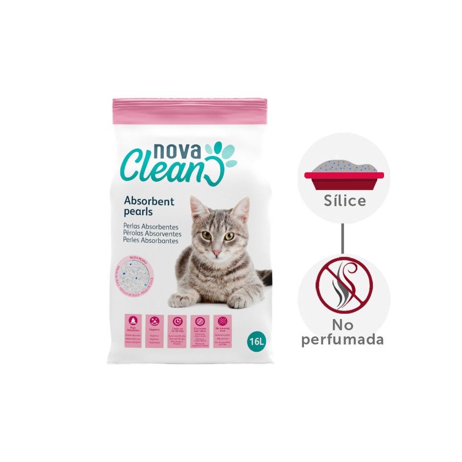 Pérolas absorventes Nova Clean para gatos