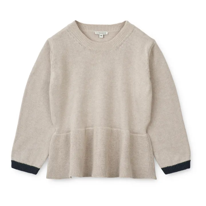 Liewood Pull Coton Bio Esme | Ecru