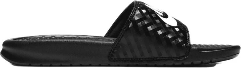 Nike Benassi Dames Slippers en Sandalen Zwart Maat: 39 Mesh Synthetisch Foot Locker