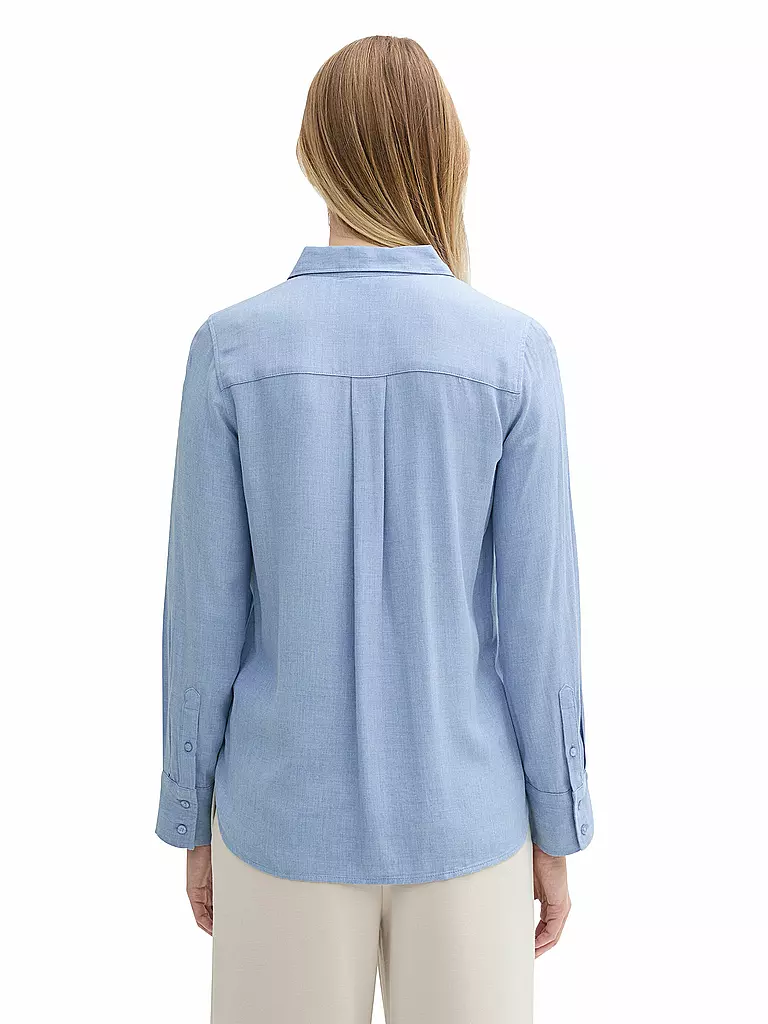 TOM TAILOR Bluse blau