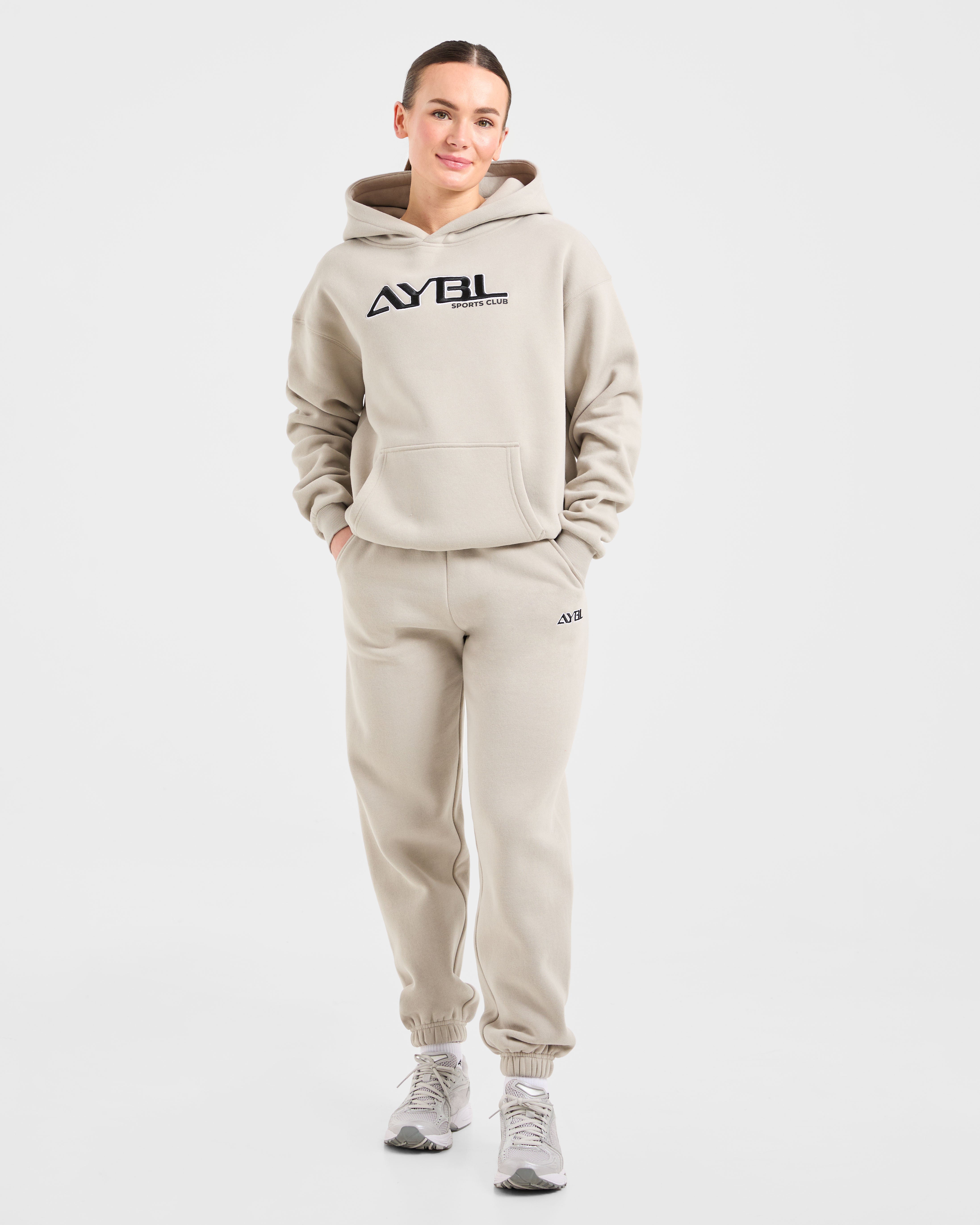 Retro Embroidered Oversized Hoodie