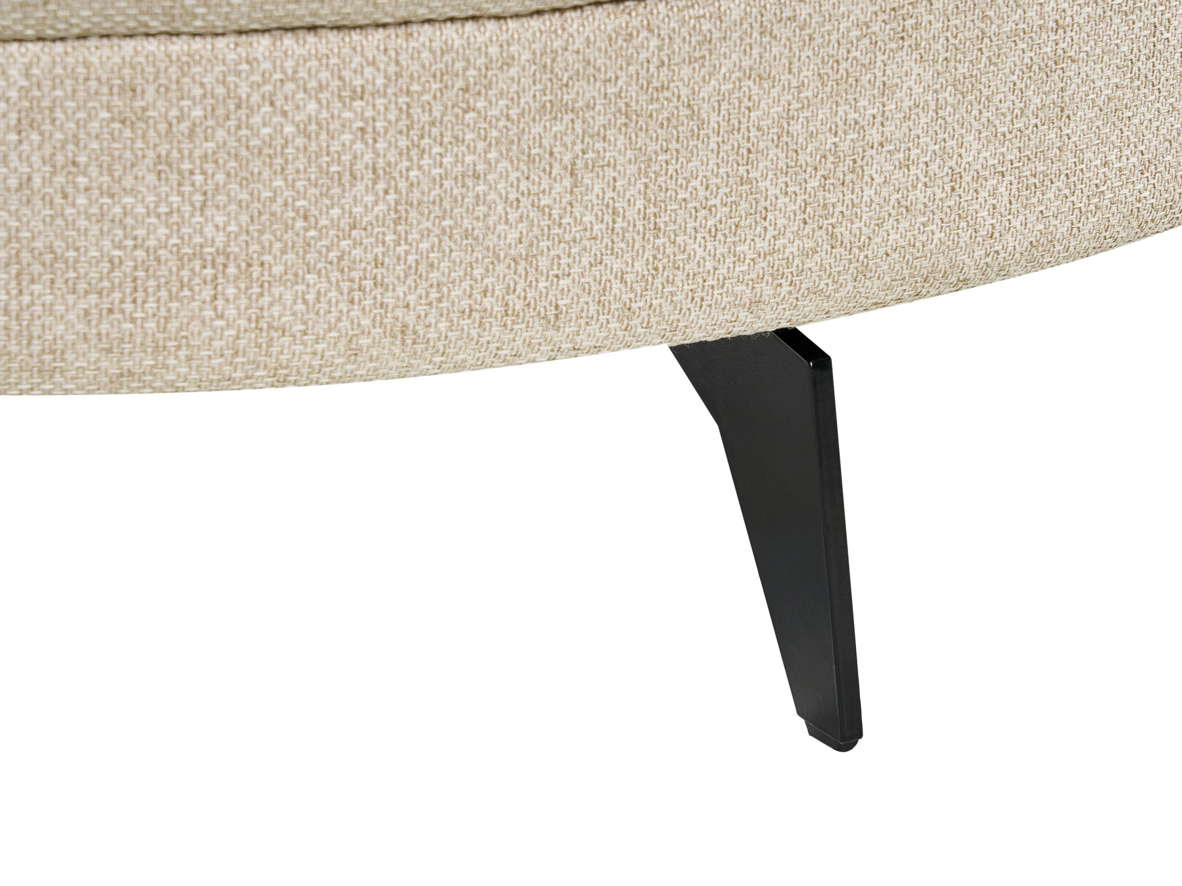 Chaise longue MARUM Kunstlinnen Lichtbeige