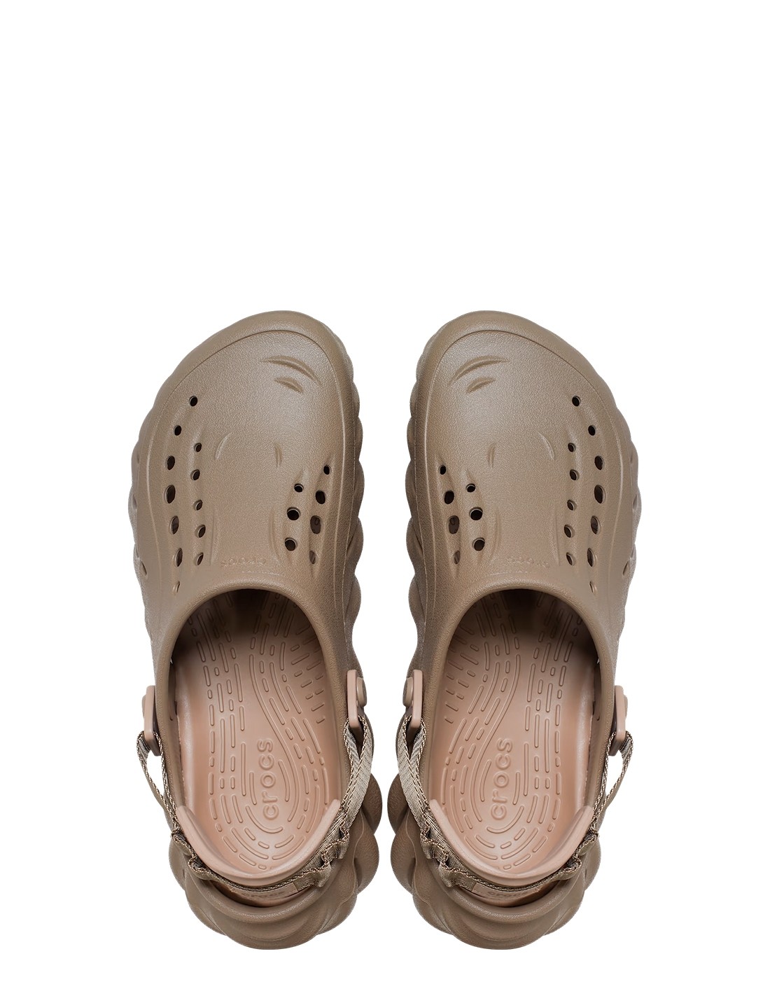 crocs sabots homme echo clog marron