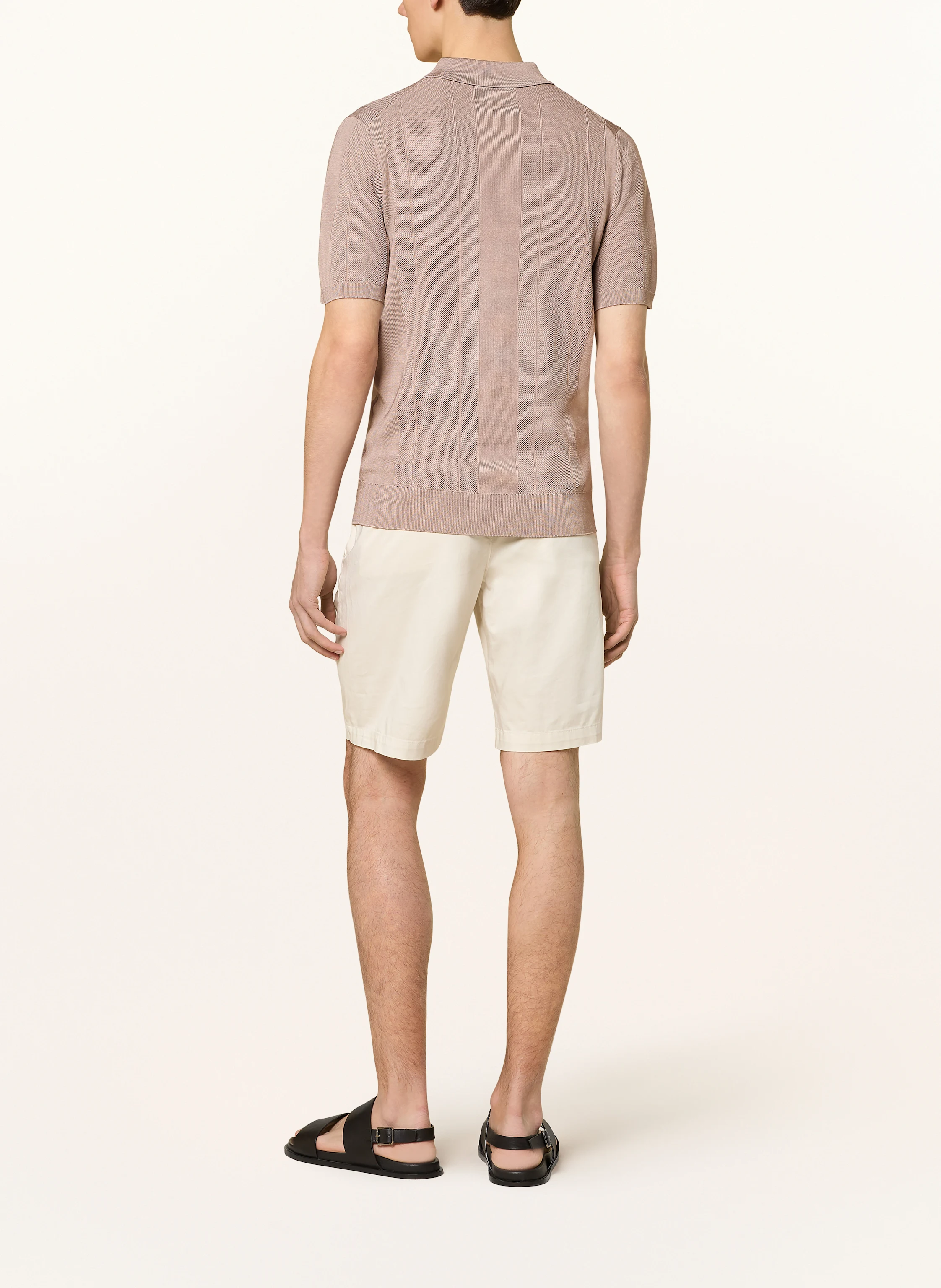 REISS Strick-Poloshirt BART