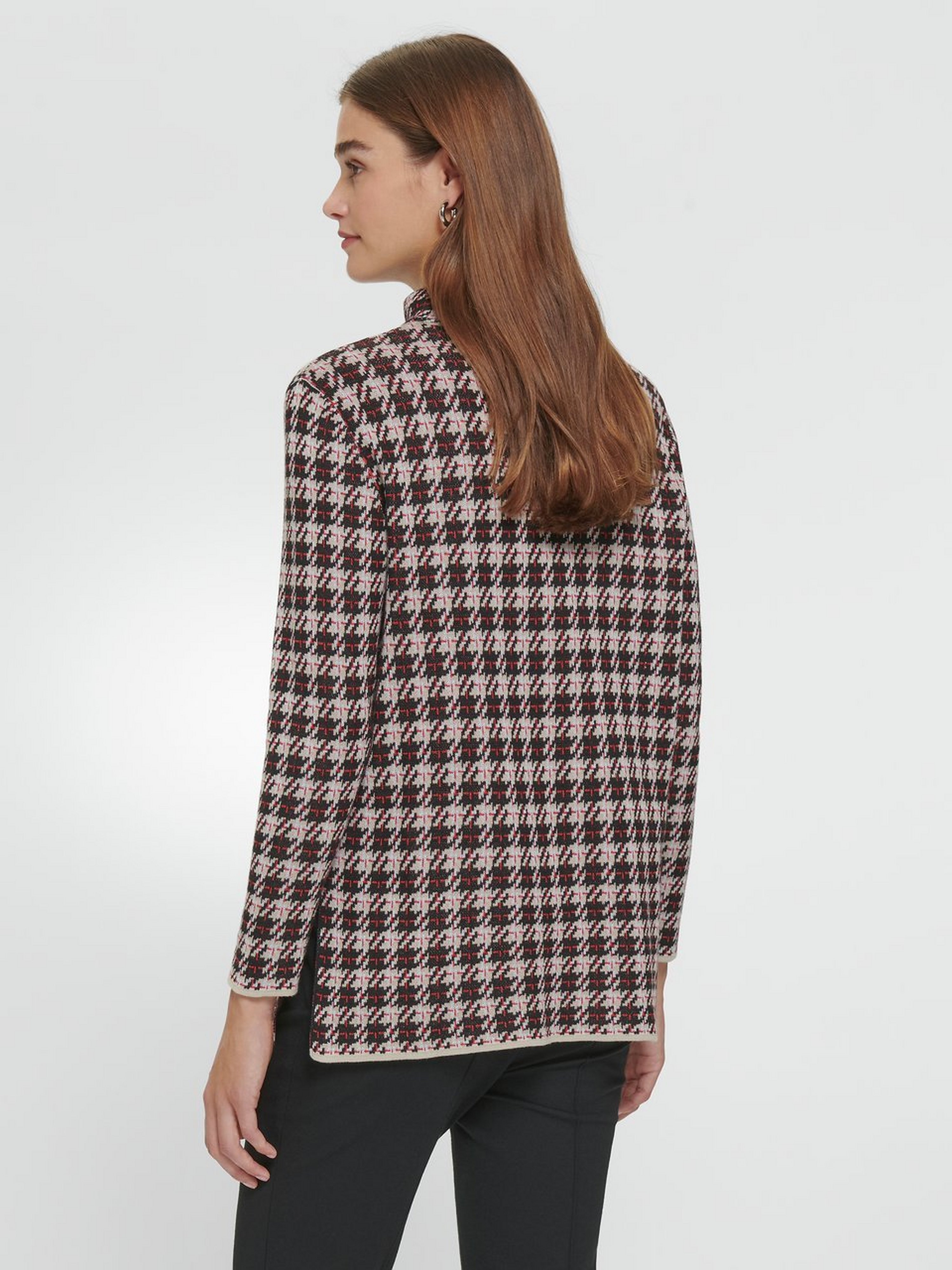 Long-Pullover aus 100% Baumwolle Supima