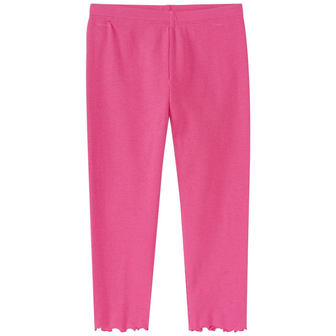 Topolino Mädchen Capri-Leggings mit Rippstruktur pink