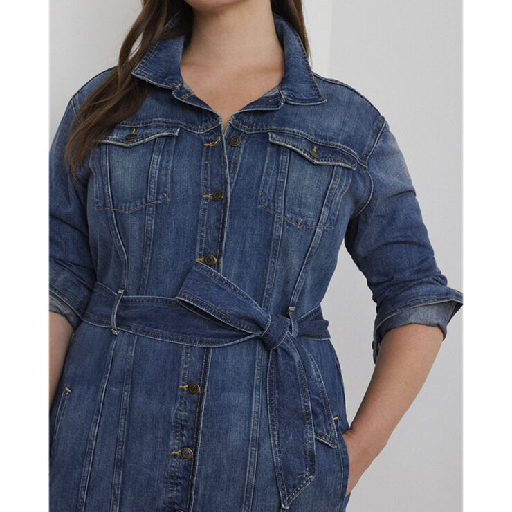 Lauren Ralph Lauren 3X1 RIGID DENIM-DRESS Harvest wash