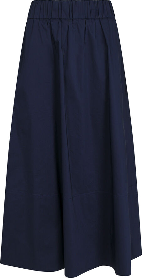 Neo Noir Yara Poplin Skirt Navy