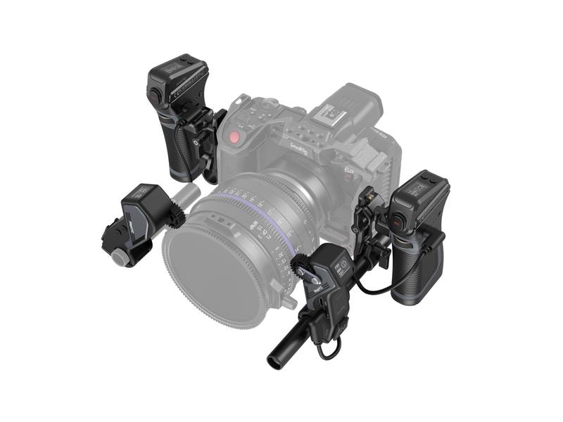 Smallrig MagicFIZ Wireless Follow Focus Handgrip Kit Präziser und latenzarmer Follow Focus für Videoaufnahmen