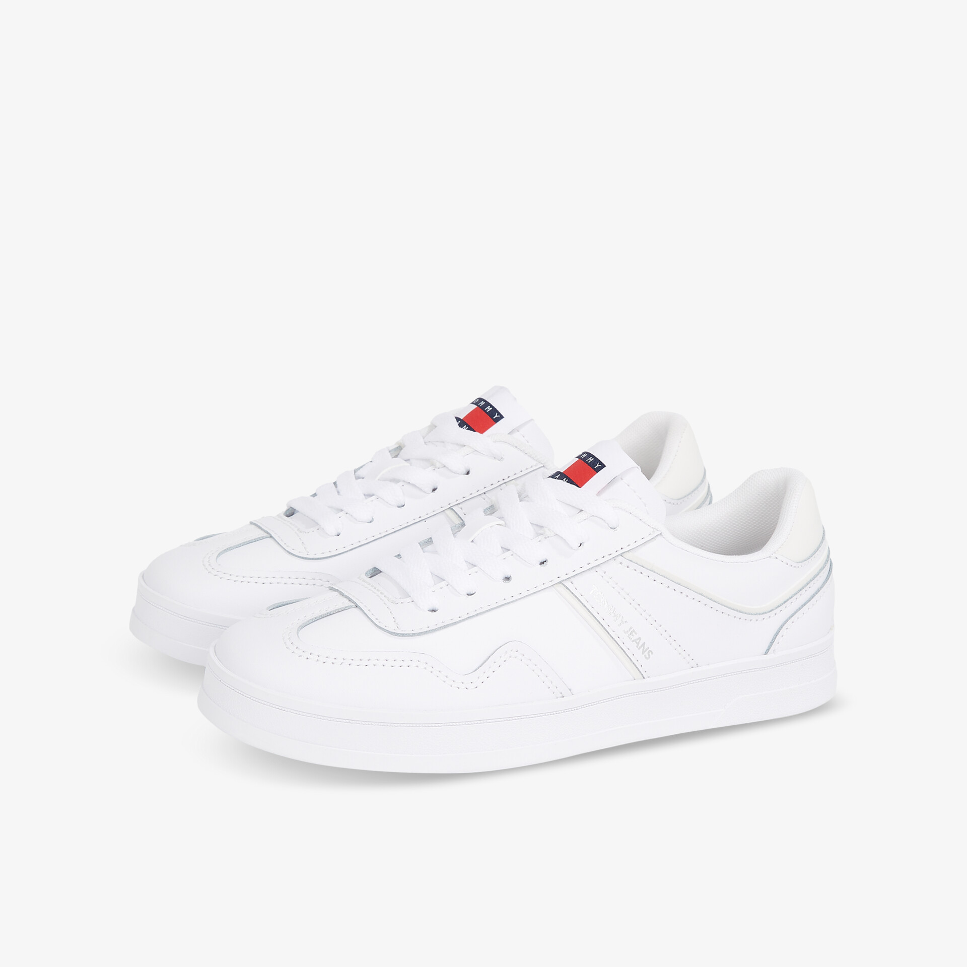 TOMMY JEANS Damen Sneaker Low weiß